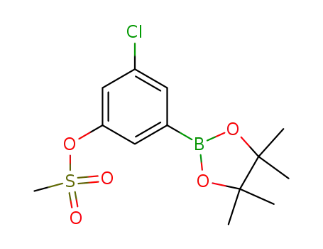 3-Chloro-5-(4,4,5,5-tetramethyl-1,3,2-dioxaborolan-2-yl)phenyl methanesulfonate