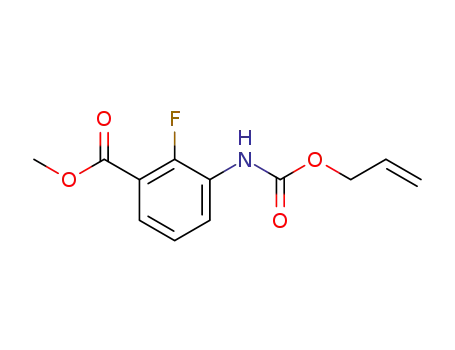 methyl-3-[(allyloxy)carbonyl]amino-2-fluorobenzoate