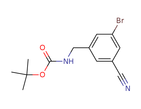 tert-butyl 3-bromo-5-cyanobenzylcarbamate