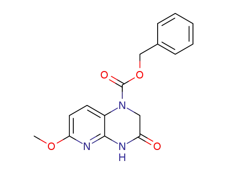 phenylmethyl 6-(methyloxy)-3-oxo-3,4-dihydropyrido[2,3-b]pyrazine-1(2H)-carboxylate