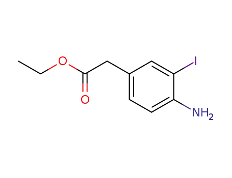 (4-AMino-3-iodo-phenyl)-acetic acid ethyl ester