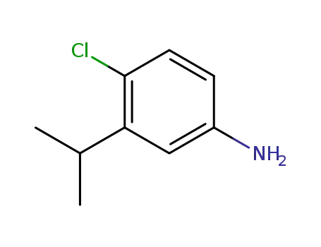 Molecular Structure of 917101-83-8 (4-chloro-3-isopropylbenzenamine)
