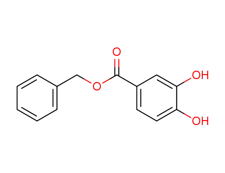 Molecular Structure of 80003-86-7 (Benzoic acid, 3,4-dihydroxy-, phenylmethyl ester)