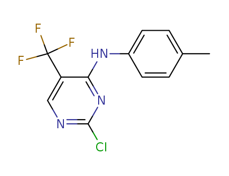 (2-chloro-5-trifluoromethyl-pyrimidin-4-yl)-p-tolyl-amine