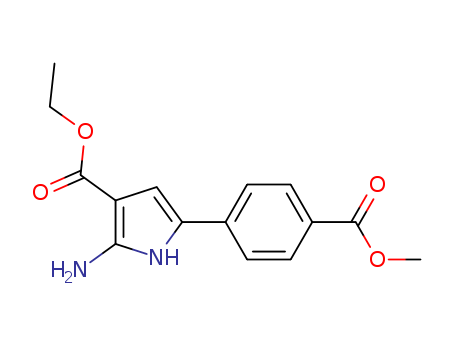 Ethyl 2-amino-5-(4-(methoxycarbonyl)phenyl)-1H-pyrrole-3-carboxylate