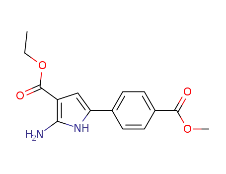 1H-Pyrrole-3-carboxylic acid, 2-aMino-5-[4-(Methoxycarbonyl)phenyl]-, ethyl ester