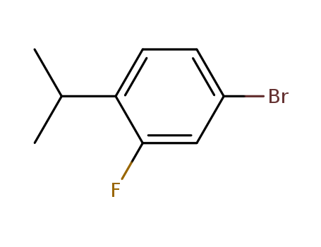 Benzene, 4-bromo-2-fluoro-1-(1-methylethyl)-