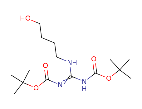 N<sup>2</sup>,N<sup>3</sup>-bis(tert-butoxycarbonyl)-N<sup>1</sup>-(4-hydroxybutyl)guanidine