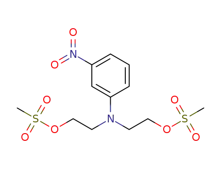 Molecular Structure of 22974-35-2 ([(3-nitrophenyl)imino]diethane-2,1-diyl dimethanesulfonate)