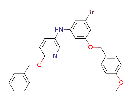 3-Pyridinamine,
N-[3-bromo-5-[(4-methoxyphenyl)methoxy]phenyl]-6-(phenylmethoxy)-