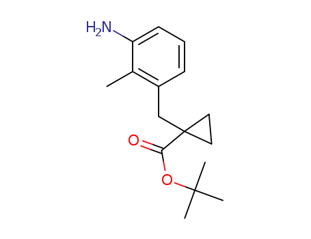 tert-butyl 1-(3-amino-2-methylbenzyl)cyclopropanecarboxylate