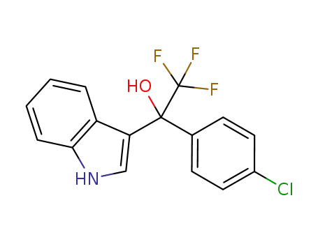 1-(4-chlorophenyl)-2,2,2-trifluoro-1-(1H-indole-3-yl)ethanol