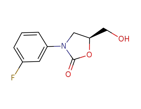 2-Oxazolidinone,3-(3-fluorophenyl)-5-(hydroxymethyl)-, (5S)-