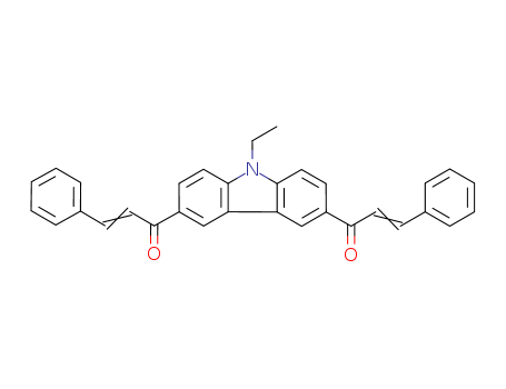 1,1'-(9-Ethyl-9H-carbazole-3,6-diyl)bis(3-phenylprop-2-en-1-one)