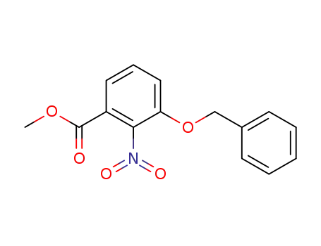 Molecular Structure of 533897-93-7 (3-benzyloxy-2-nitrobenzoic acid methyl ester)