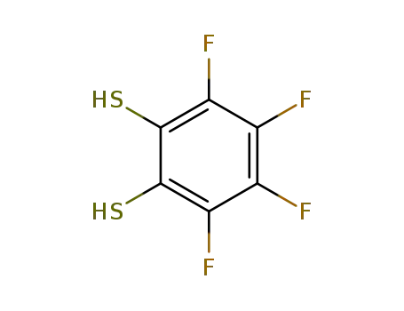 Molecular Structure of 25523-43-7 (3,4,5,6-tetrafluoro-1,2-benzenedithiol)