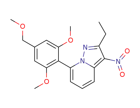 Pyrazolo[1,5-a]pyridine,
7-[2,6-dimethoxy-4-(methoxymethyl)phenyl]-2-ethyl-3-nitro-