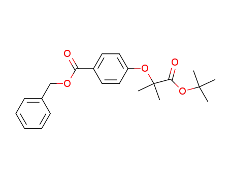 4-(1-tert-butoxycarbonyl-1-methyl-ethoxy)-benzoic acid benzyl ester