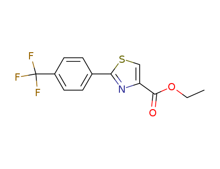 4-Thiazolecarboxylic acid, 2-[4-(trifluoromethyl)phenyl]-, ethyl ester