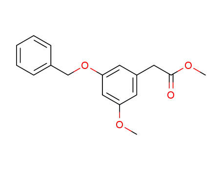 Benzeneacetic acid, 3-methoxy-5-(phenylmethoxy)-, methyl ester