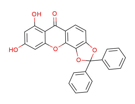 7,9-dihydroxy-2,2-diphenyl-6H-[1,3]dioxolo[4,5-c]xanthen-6-one