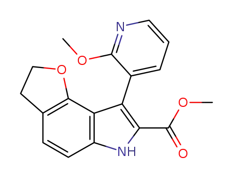 methyl 8-(2-methoxypyridin-3-yl)-3,6-dihydro-2H-furo[2,3-e]indole-7-carboxylate