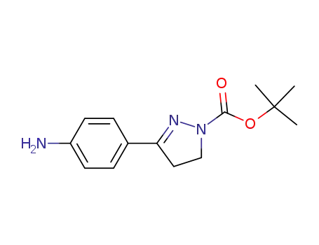 3-(4-amino-phenyl)-4,5-dihydro-pyrazole-1-carboxylic acid tert-butyl ester