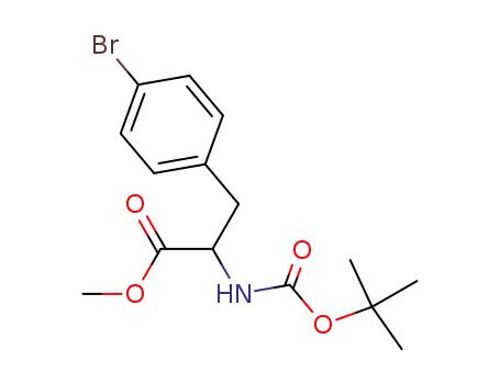 Boc-4-bromo-DL-phenylalanine methyl ester