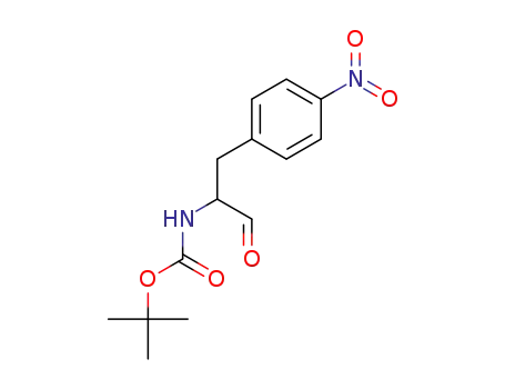 tert-butyl N-[1-(4-nitrophenyl)-3-oxopropan-2-yl]carbamate