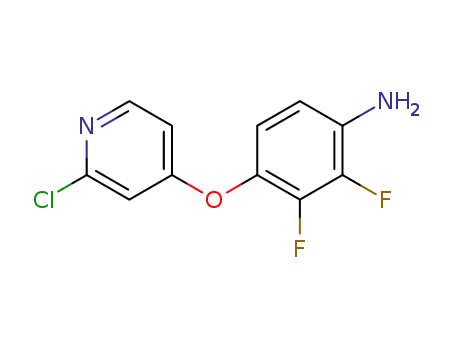 4-(2-chloro-pyridin-4-yloxy)-2,3-difluorophenylamine