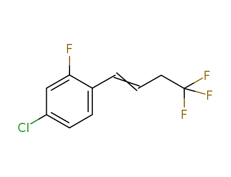 4-chloro-2-fluoro-1-(4,4,4-trifluoro-but-1-enyl)-benzene