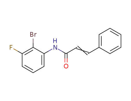 N-(2-bromo-3-fluorophenyl)cinnamamide
