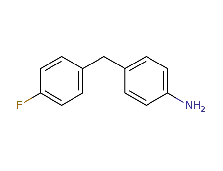 Molecular Structure of 129121-50-2 (Benzenamine, 4-[(4-fluorophenyl)methyl]-)
