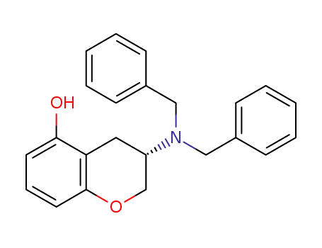 Molecular Structure of 221184-57-2 ((3S)-3-(dibenzylamino)chroman-5-ol)