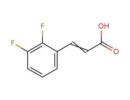 Molecular Structure of 207981-48-4 (2,3-Difluorocinnamic acid)