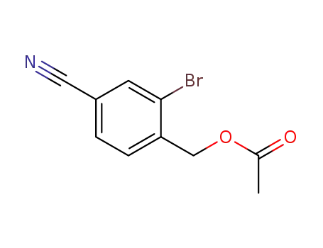 (2-bromo-4-cyanophenyl)methyl acetate