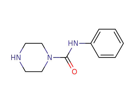 Molecular Structure of 115994-87-1 (Piperazine-1-carboxylic acid phenylamide)