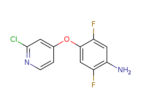 BenzenaMine, 4-[(2-chloro-4-pyridinyl)oxy]-2,5-difluoro-