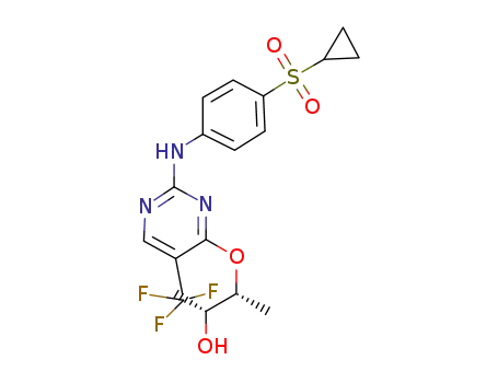 (2R,3R)-3-[2-(4-Cyclopropanesulphonylphenylamino)-5-trifluoromethylpyrimidin-4-yloxy]butan-2-ol