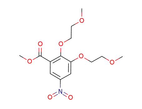 Benzoic acid, 2,3-bis(2-methoxyethoxy)-5-nitro-, methyl ester
