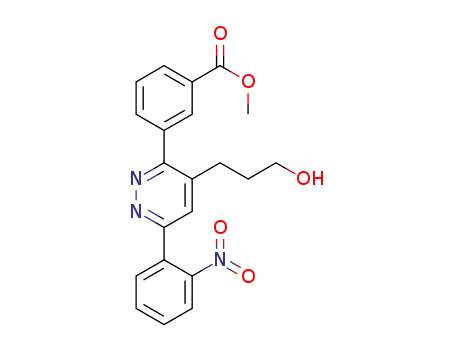 Benzoic acid, 3-[4-(3-hydroxypropyl)-6-(2-nitrophenyl)-3-pyridazinyl]-,
methyl ester
