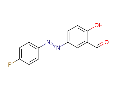 1-(3-formyl-4-hydroxyphenylazo)-4-flourobenzene