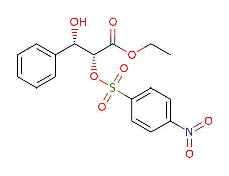 ethyl (2R,3S)-3-hydroxy-2-(((4-nitrophenyl)sulfonyl)oxy)-3-phenylpropanoate