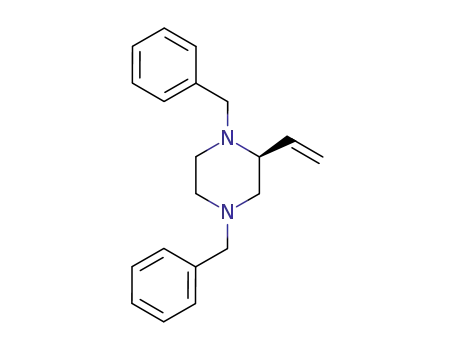 Piperazine, 2-ethenyl-1,4-bis(phenylmethyl)-, (2S)-