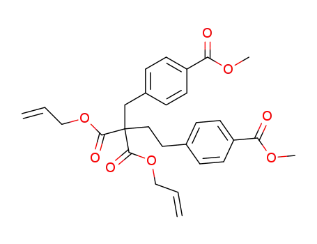 diallyl 2-[4-(methoxycarbonyl)benzyl]-2-{2-[4-(methoxycarbonyl)phenyl]ethyl}malonate