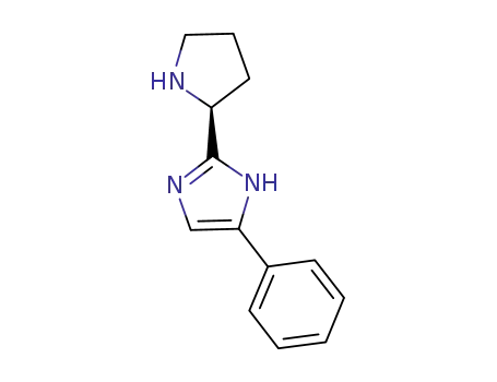 Molecular Structure of 944030-47-1 ((S)-5-phenyl-2-(pyrrolidin-2-yl)-1H-imidazole)