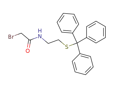 Acetamide, 2-bromo-N-[2-[(triphenylmethyl)thio]ethyl]-