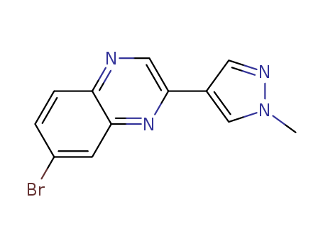 7-bromo-2-(1-methyl-1H-pyrazol-4-yl)-quinoxaline