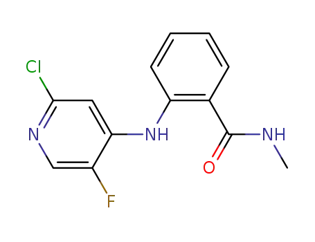 2-[(2-chloro-5-fluoro-4-pyridinyl)amino]-N-methylbenzamide