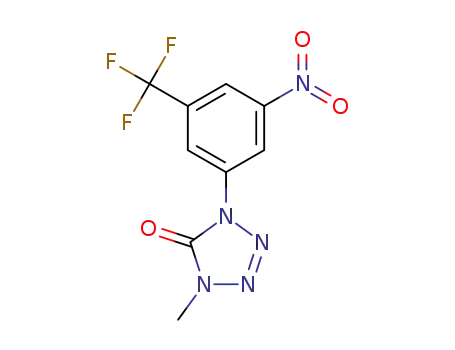 1-(5-nitro-3-trifluoromethylphenyl)-4-methyl-5H-tetrazol-5-one